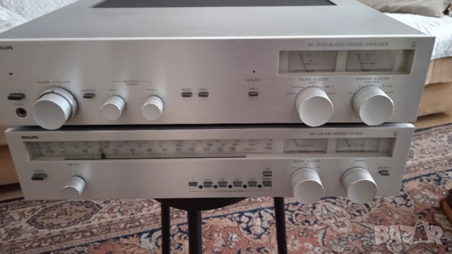 Philips-класически комплект усилвател и тунер