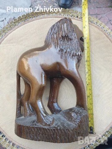 Лъв -дървена пластика от Ангола , снимка 2 - Други ценни предмети - 52116886
