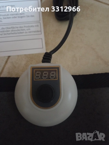 Чисто нова електрическа нагревателна постелка за крака 44по32 см, снимка 2 - Други стоки за дома - 53754876