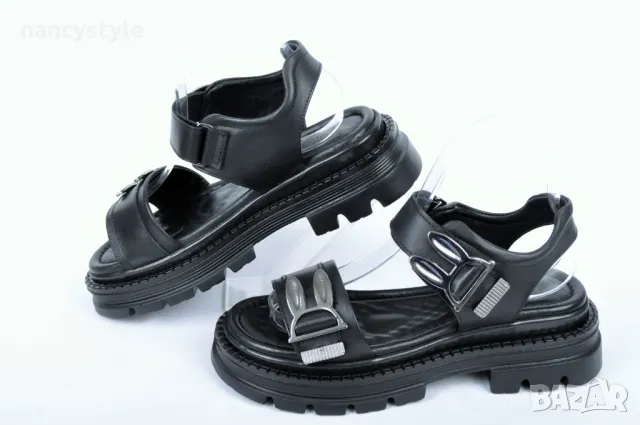 СЕЗОН'25! Дамски сандали от естествена кожа - Зайче - Два цвята, снимка 1