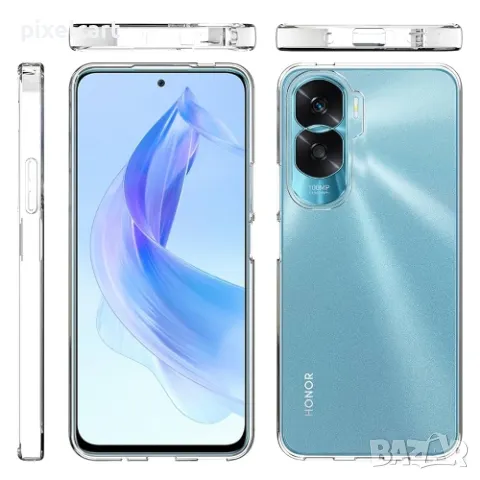 Силиконов калъф за Huawei Honor 90 lite 5G, 0.5 mm, Прозрачен, снимка 2 - Калъфи, кейсове - 47981080