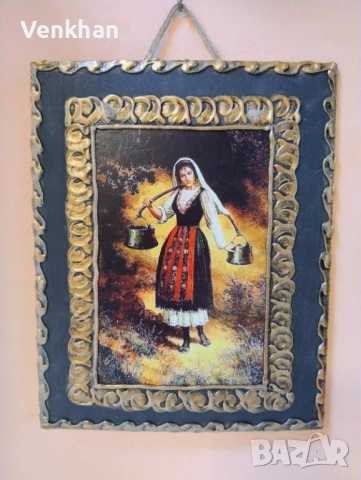 Картини размер 25/25 см на дървена основа., снимка 11 - Картини - 53002966