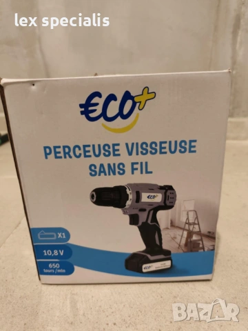 Акумулаторен винтоверт ECO+ като нов, снимка 2 - Винтоверти - 53260382