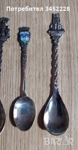 лъжички за колекционери 4 броя отлични , снимка 3 - Антикварни и старинни предмети - 52342064