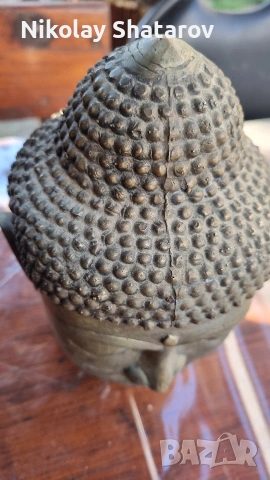 Буда. Бронзова фигура , снимка 2 - Колекции - 53830061