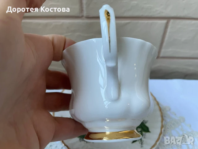 ROYAL ALBERT Красив смесен двоен комплект за чай от Англия, снимка 7 - Антикварни и старинни предмети - 50812321