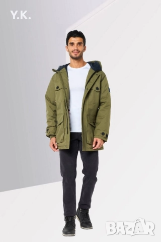 Оригинално мъжко яке Tommy Hilfiger Heavy Canvas Parka, снимка 7 - Якета - 52525883
