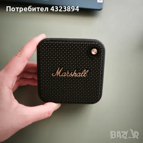 Тонколона Marshall Willen Bluetooth, Черна (чисто нова), снимка 2 - Тонколони - 48279471