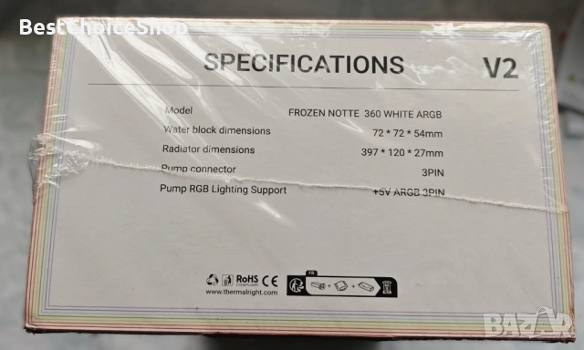 Течен - воден охладител за CPU Thermalright Frozen Notte 360 ARGB, снимка 4 - Други - 53462766