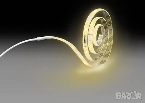 НОВА LED лента Philips 5м RGB 24W 1500lm – с дистанционно и режими, снимка 3 - Лед осветление - 53930151