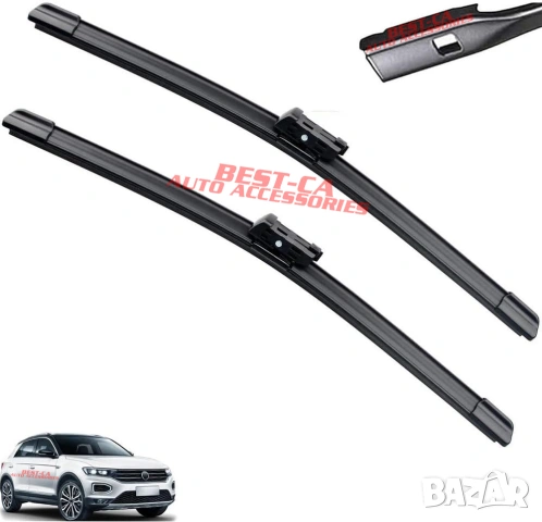 Комплект чистачки за предно стъкло 65+48 cm. подходящи за Volkswagen T-Roc (2017-2023), снимка 2 - Аксесоари и консумативи - 53823859
