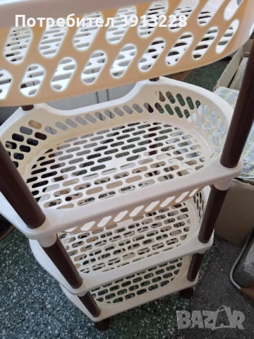 Стилаж 4 нива, пластмаса. , снимка 3 - Органайзери - 51078581