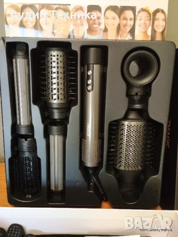 Цена -подарък! Четка-сешоар, стилизатор за коса с въздух. 6 в 1 с йонна технология., снимка 15 - Сешоари - 50098474