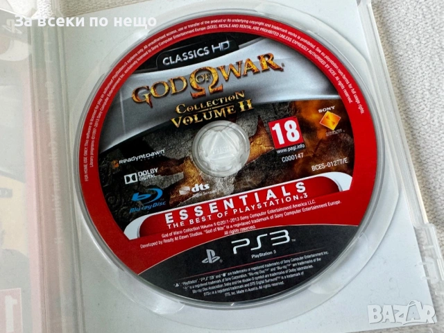 God Of War Collection Volume II PS3 Essentials , Игра за Playstation 3 , PS3, снимка 5 - Игри за PlayStation - 54062092