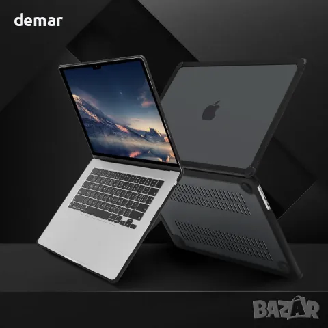 MOSISO калъф за MacBook Air 15-инчов 2024 2023 M3 A3114 M2 A2941 Touch ID, снимка 5 - Лаптоп аксесоари - 47107816