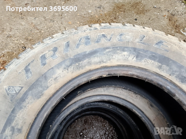 215 70 R 15 зимни джипови гуми Triangle Snow Lion DOT 2018, снимка 4 - Гуми и джанти - 52719018