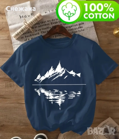 Дамска тениска 100% памук