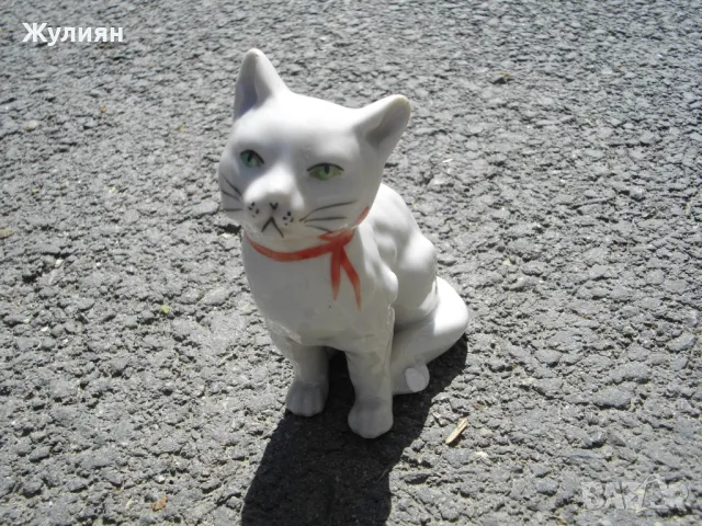 СТАР БЪЛГАРСКИ ПОРЦЕЛАН КОТЕ КОТКА , снимка 2 - Антикварни и старинни предмети - 49823411