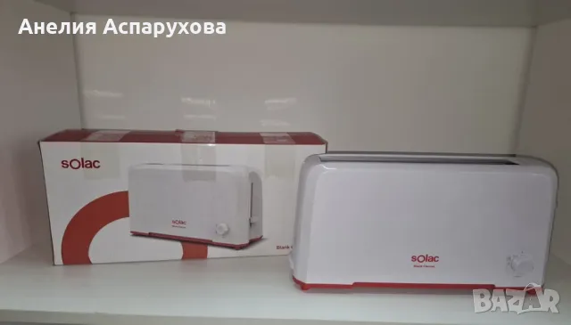 Тостер Solac TL5416 Бял 800W, снимка 1 - Тостери - 48245851