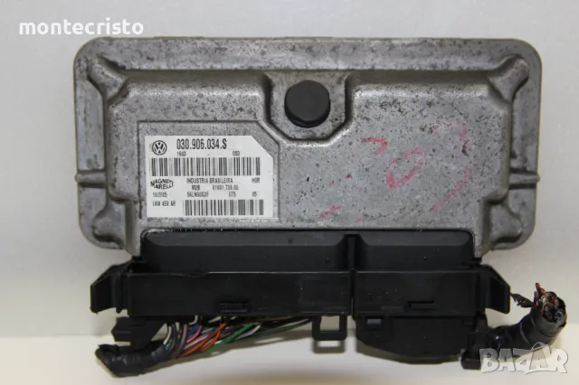 Моторен компютър ECU VW Fox (2005-2011г.) 030.906.034.S / 030906034S / IAW 4EV.AR / IAW4EVAR, снимка 1 - Части - 47156422