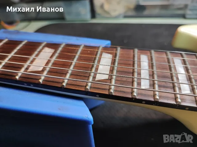 Vintage SG с много подобрения! Gibson Електроника, Kluson Tunners, ABR& Tailpiece, Jescar 58118 fre, снимка 7 - Китари - 46904989