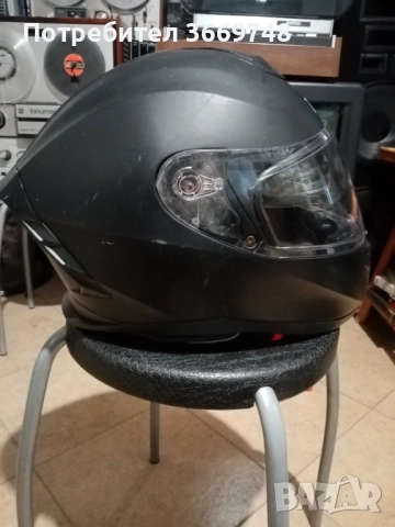Продава се запазена модуларна мото каска ZORAX, снимка 3 - Спортна екипировка - 54218979