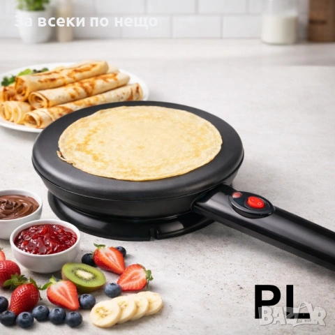 Уред за приготвяне на палачинки терморегулатор, Черен Код P2176, снимка 2 - Други - 54170117