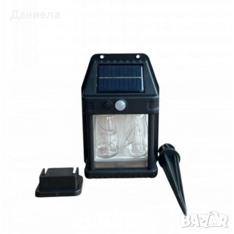 Соларна градинска лампа HW-889C-2 - естествена и енергоспестяваща светлина, снимка 7 - Соларни лампи - 53782837