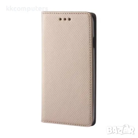 Калъф тефтер флип bSmart Magnet Book страничен, За Samsung Galaxy S25 Edge, Златист, снимка 4 - Калъфи, кейсове - 50298094