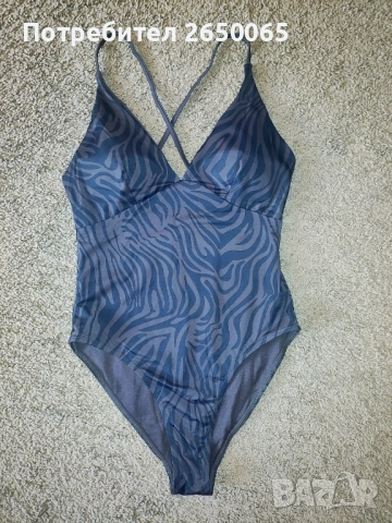 Нов цял бански S/M в кафяво и черно!