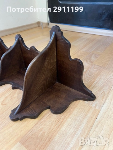 Антикварна етажерка за ъгъл, снимка 2 - Етажерки - 53882818