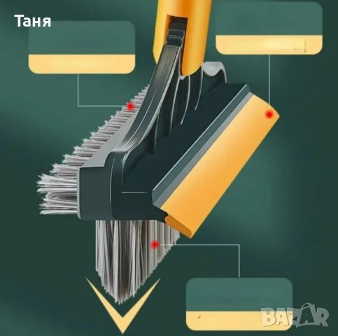 Четка за почистване 3в1, снимка 4 - Мопове, кофи, четки и метли - 46796907