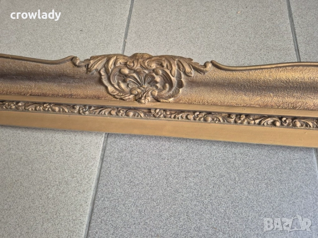 Барокова златна дървена рамка за гоблен картина огледало 10, снимка 4 - Картини - 52631706