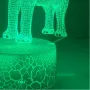 Холограмна 3D LED лампа Слон-дистанционно управление 16 цвята+други режими на управление, снимка 11