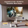 Висококачествен Проектор Jimveo 1080p Full HD  WiFi 6 и Bluetooth 5.2 Преносим проектор, снимка 5