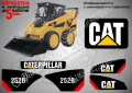 CAT Caterpillar 262C стикери надписи, снимка 8