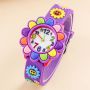 Детски анимационен кварцов часовник с 3D силиконова каишка, снимка 1 - Детски - 46008074