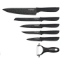 Комплект кухненски н о ж о в е Cheffinger MB09 – 6 части с мраморно покритие и магнитна кутия, снимка 6