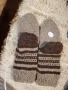 Ръчно плетени мъжки чорапи от вълна размер 44, снимка 5