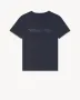 SAINT LAURENT Navy Blue Reverse Logo Print Мъжка Тениска size M, снимка 9