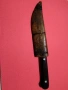 СТАР ОВЧАРСКИ  НОЖ с ДЪРВЕНА КАНИЯ , снимка 2