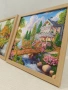 Диамантен гоблен 25 х 25 см готов изработен в дървена рамка , снимка 7