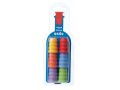 Тапи за бутилки вълнообразни в различни цветове 6 бр., EN00620, снимка 1 - Други стоки за дома - 45193409