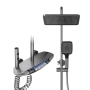 Многофункционален душ комплект SmartHeater, термостат, Led дисплей, сив, снимка 1