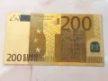 Златна банкнота 200€, снимка 5