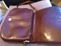 Lorenza firenze genuine leather bag hand made маркова женска чанта отлична ест.кожа 27х20см, снимка 8