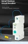 Смарт автоматичен прекъсвач 1P 63A с WiFi, снимка 1