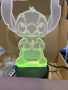 3D Лампа с Анимация 2 броя / Детска нощна лампа с Тъч и Дистанционно, снимка 1