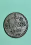 1/2 щубер 1786 г, Херцогство Юлих-Берг - стара медна монета, снимка 1