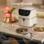 НОВ Cosori Air Fryer 5.5L XXL ЕЪР ФРАЙЪР фритюрник с горещ въздух, снимка 3